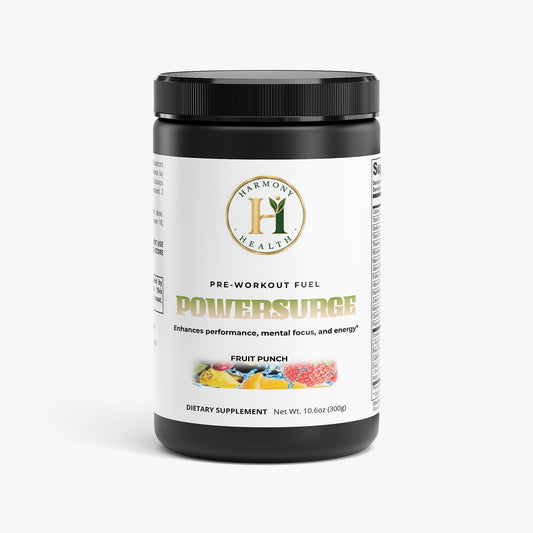 PowerSurge Pre-Workout Powder (Fruit Punch)