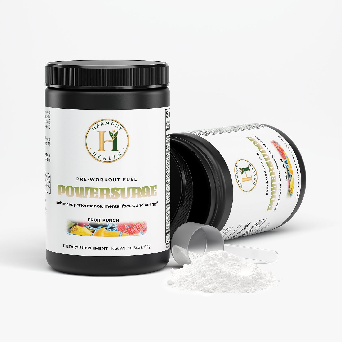 PowerSurge Pre-Workout Powder (Fruit Punch)