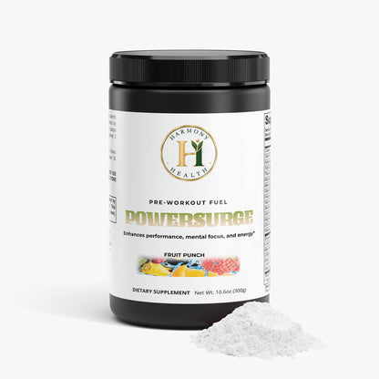 PowerSurge Pre-Workout Powder (Fruit Punch)